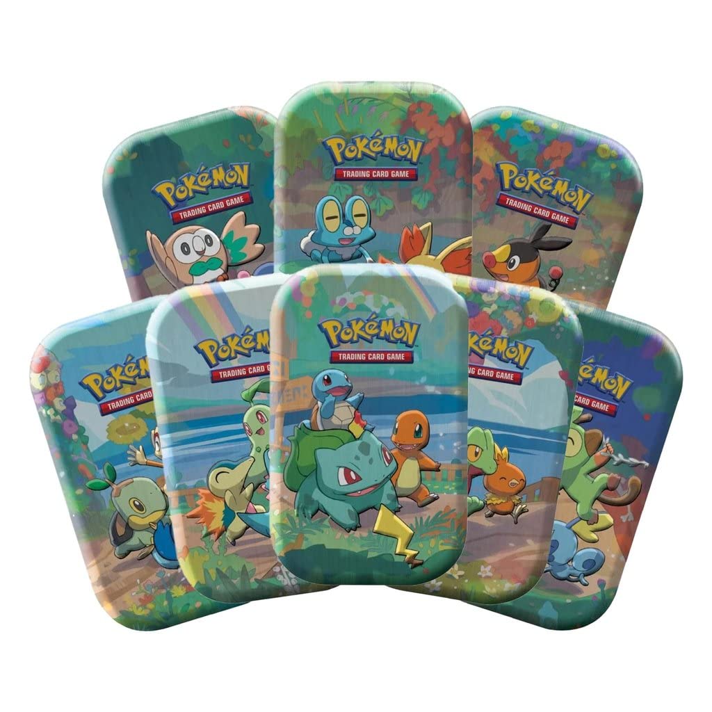 Pokemon 25th Celebrations Mini Tins - 8 Mini-tins Full Display - 2