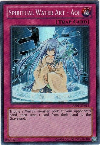 YU-GI-OH! - Spiritual Water Art - Aoi (AP02-EN012) - Astral Pack: Booster Two - Unlimited Edition - Super Rare