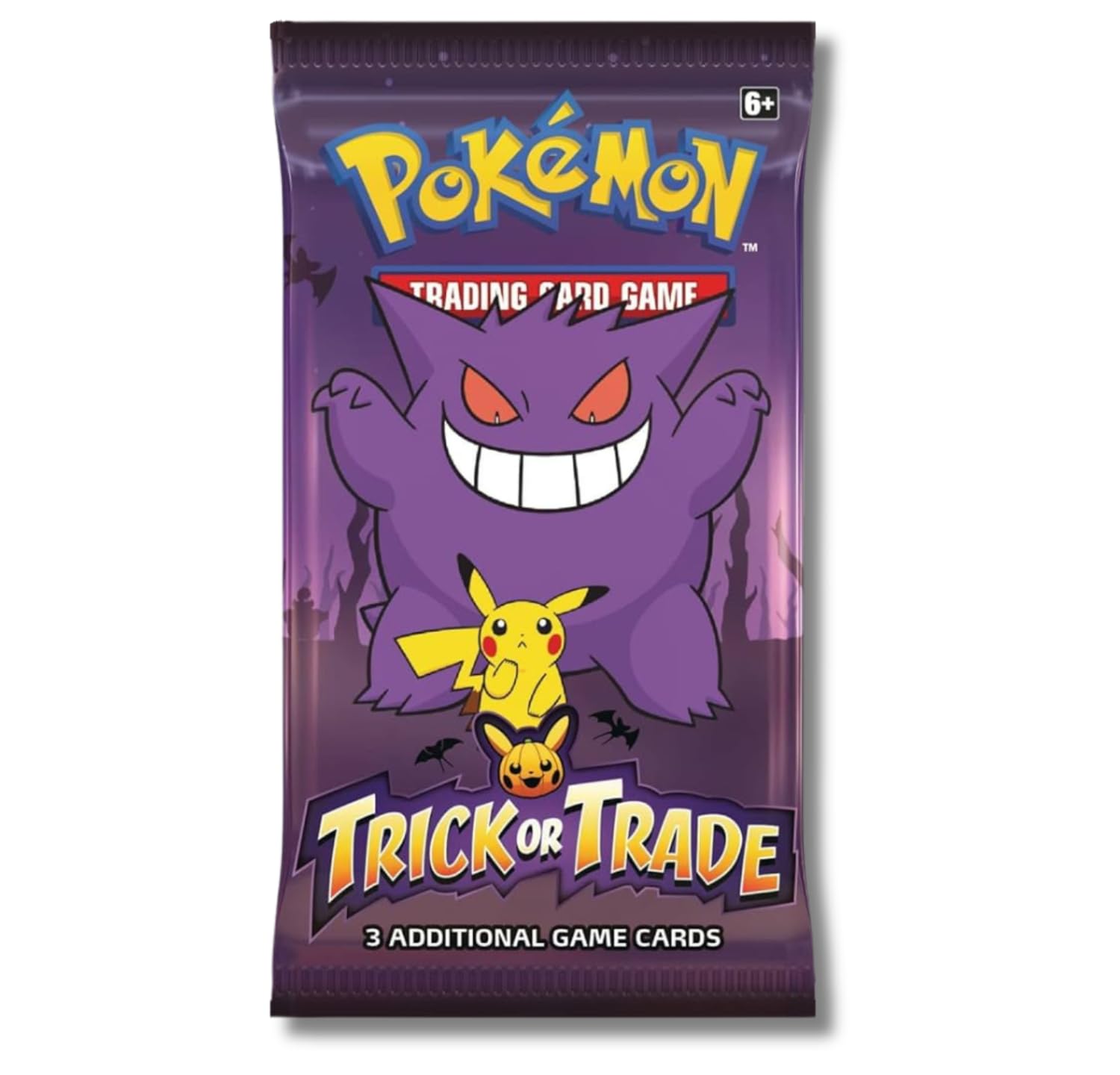 Pokemon 2023 Trick or Trade Gengar & Pikachu | 6 Mini Booster Packs - 2