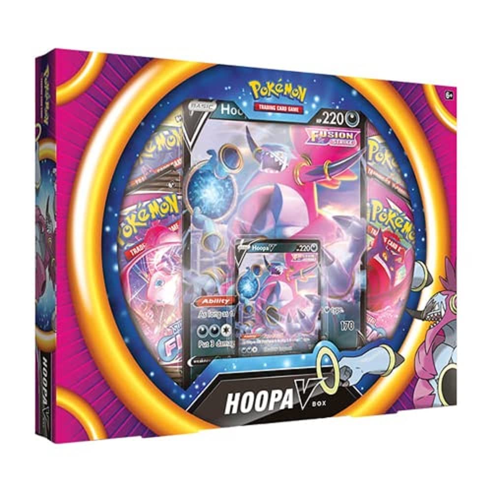 Pokemon | Hoopa V Box | Card Game | Ages 6+ | 2 Players | 10+ Minutes Playing Time - 4