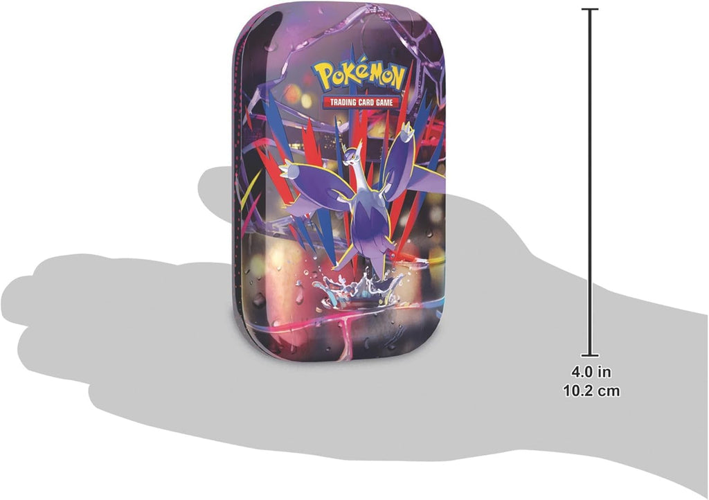 Pokemon Trading Card Game TCG Mega Evolutions Mini Tins - 2 Packs, 1 Destined Rivals, 1 Mega Evolution Plus Sticker and Art Card (Mega Lucario) - 2