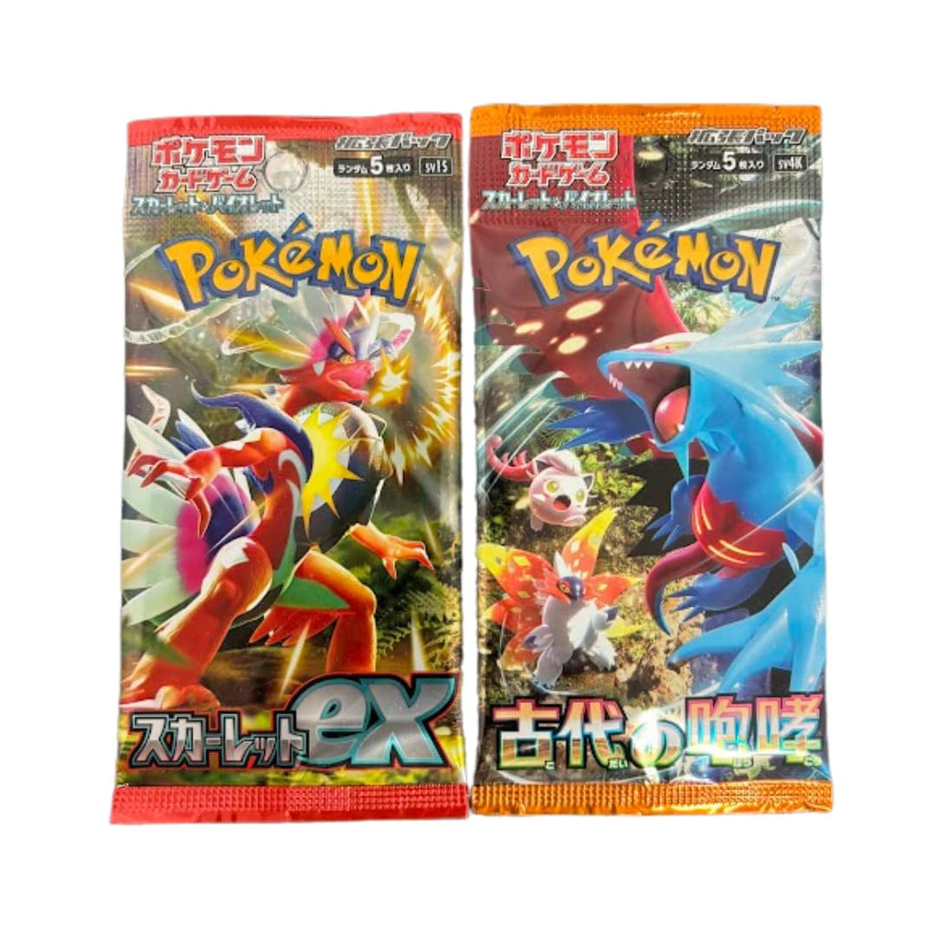 Random Pokemon Japanese Booster Pack Lot of 4 - 5