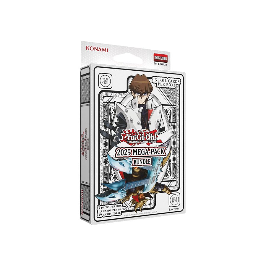Yu-Gi-Oh! CCG 2025 Mega Pack Bundle Tuck Box Case (12 Boxes) - 4 of Each Art - 4