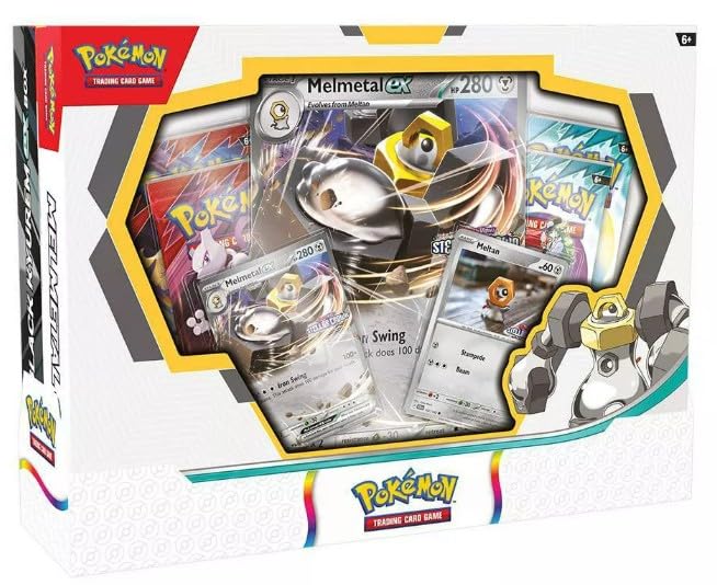 Pokemon TCG Trading Card Game Boxes Black Kyurem ex and Melmetal ex Box 2 Boxes, 4 Packs per Box and 2 Promo Cards with one Oversized Card - 2