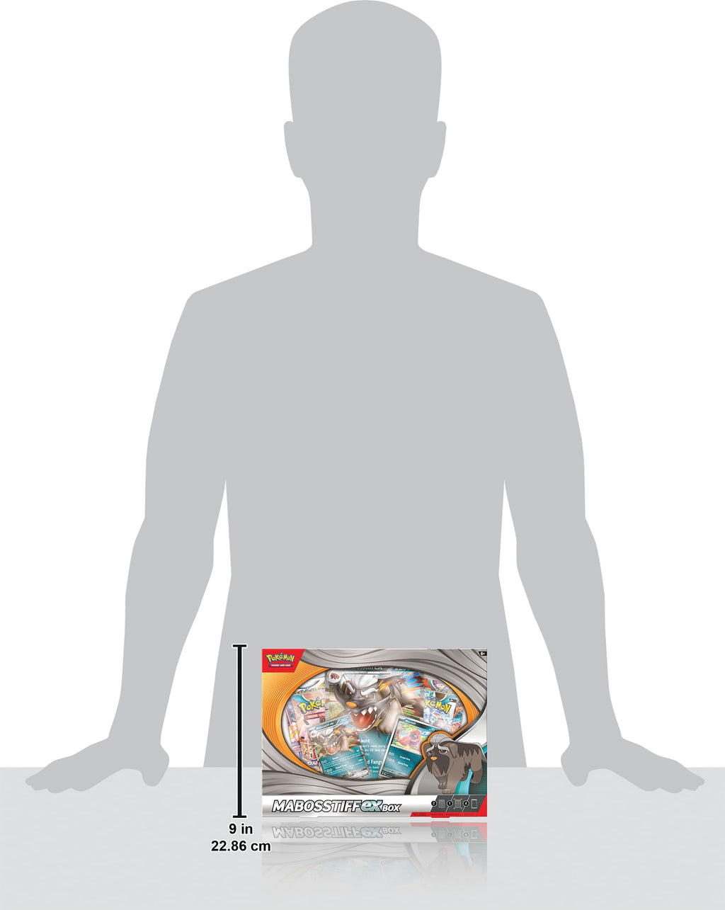 Pokémon TCG: Mabosstiff ex Box (2 Foil Promo Cards, 1 Foil Oversize Card & 4 Booster Packs) - 2