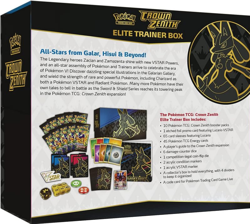 Pokemon TCG - Crown Zenith - Elite Trainer Box - 6