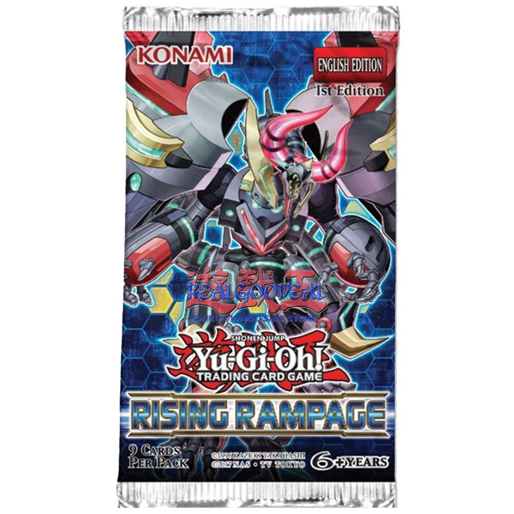 YuGiOh Trading Card Game Rising Rampage Booster Pack