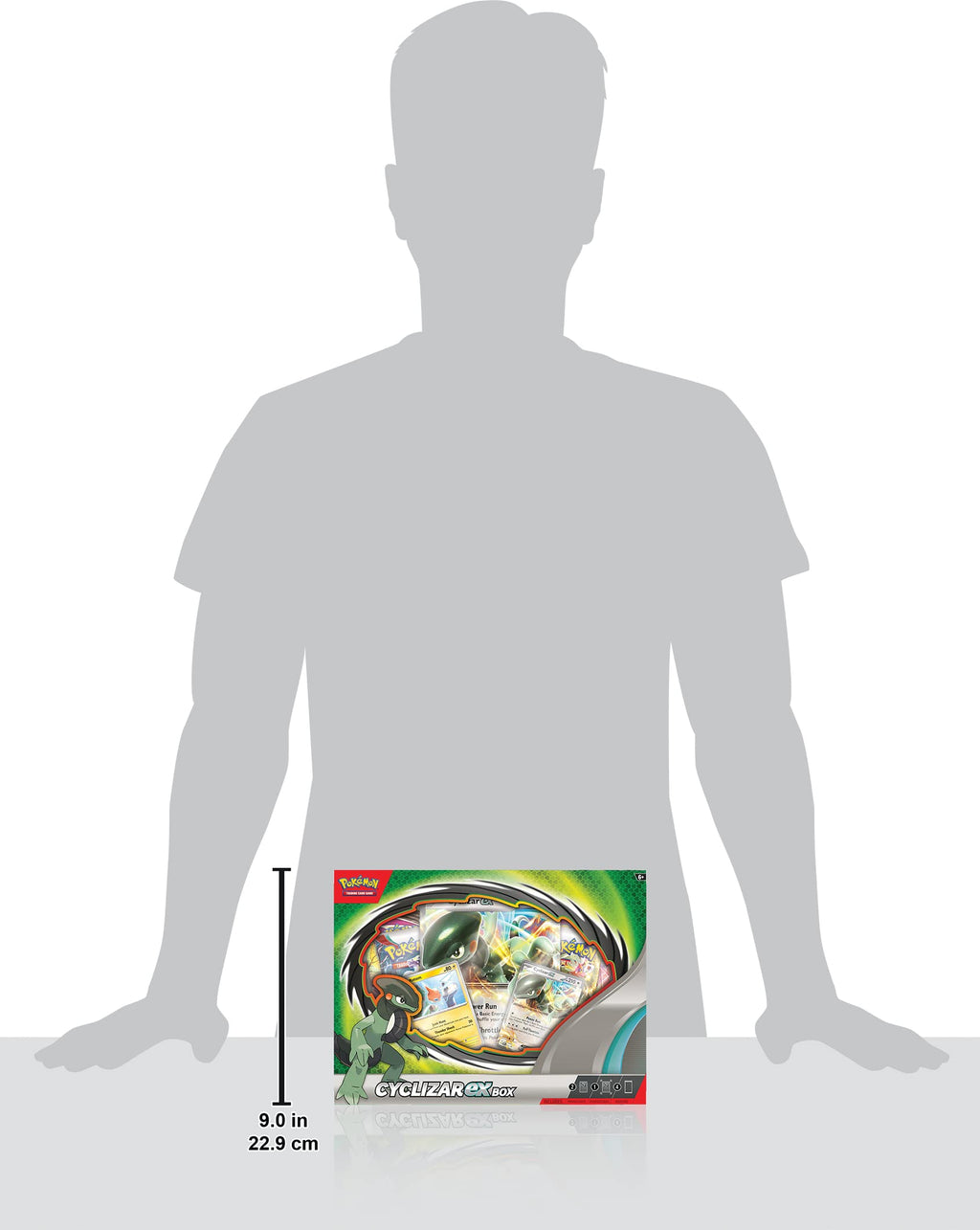 Pokémon TCG: Cyclizar ex Box - 4 Packs, Promo Cards - 2