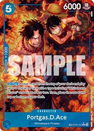 Portgas.D.Ace (TR) (OP08-052) - Royal Blood Foil - Single Cards