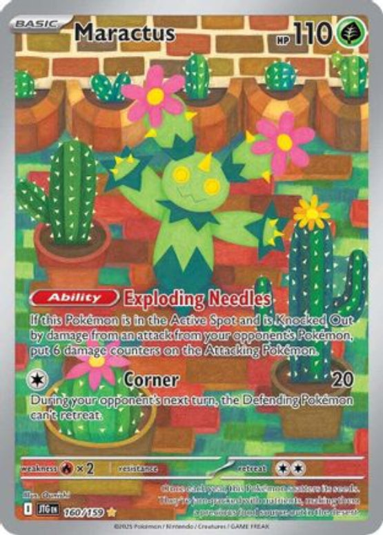 Maractus - 160/159 160 - SV09 Journey Together Holofoil - Single Cards
