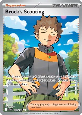 Brock's Scouting - 179/159 179 - SV09 Journey Together Holofoil - Single Cards
