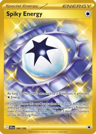 Spiky Energy - 190/159 190 - SV09 Journey Together Holofoil - Single Cards