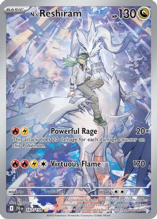N's Reshiram - 167/159 167 - SV09 Journey Together Holofoil - Single Cards