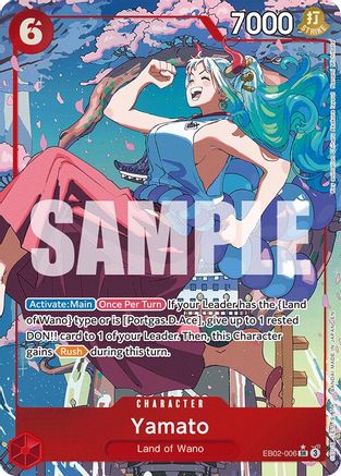 Yamato (Alternate Art) (EB02-006) - Extra Booster: Anime 25th Collection Foil - Single Cards