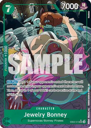 Jewelry Bonney (Alternate Art) (EB02-015) - Extra Booster: Anime 25th Collection Foil - Single Cards