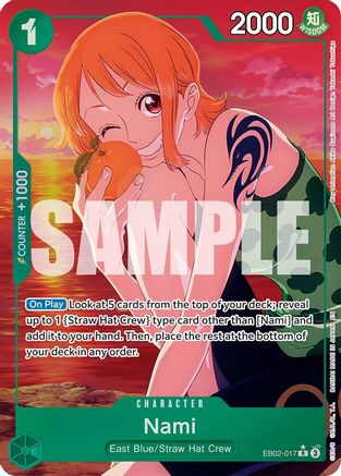 Nami (Alternate Art) (EB02-017) - Extra Booster: Anime 25th Collection Foil - Single Cards