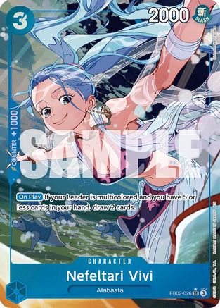 Nefeltari Vivi (Alternate Art) (EB02-026) - Extra Booster: Anime 25th Collection Foil - Single Cards