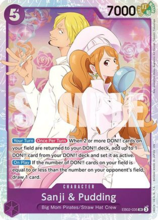 Sanji & Pudding (EB02-035) - Extra Booster: Anime 25th Collection Foil - Single Cards