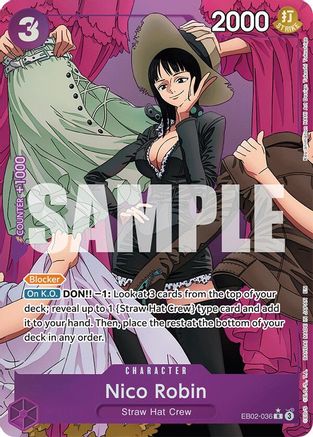 Nico Robin (Alternate Art) (EB02-036) - Extra Booster: Anime 25th Collection Foil - Single Cards