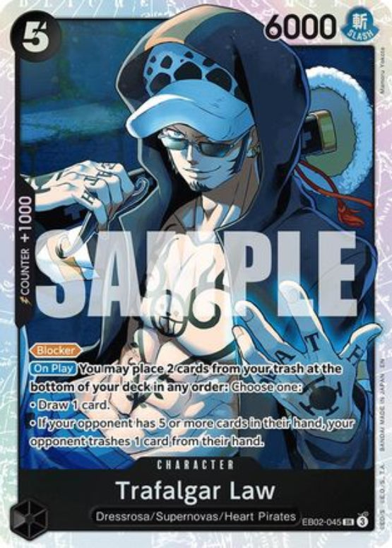 Trafalgar Law (EB02-045) - Extra Booster: Anime 25th Collection Foil - Single Cards