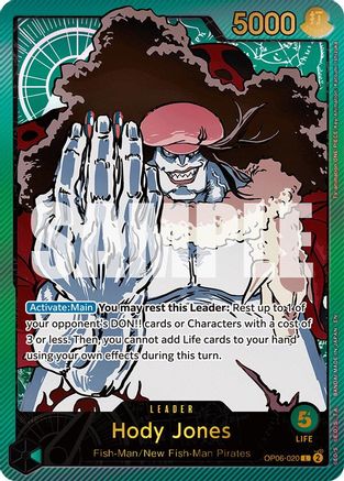 Hody Jones (SPR) (OP06-020) - Extra Booster: Anime 25th Collection - Single Cards