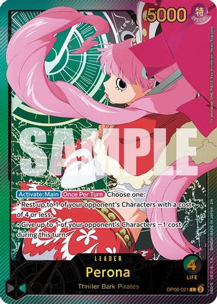 Perona (SPR) (OP06-021) - Extra Booster: Anime 25th Collection - Single Cards