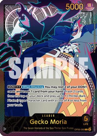 Gecko Moria (SPR) (OP06-080) - Extra Booster: Anime 25th Collection - Single Cards