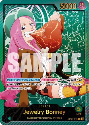 Jewelry Bonney (SPR) (OP07-019) - Extra Booster: Anime 25th Collection - Single Cards