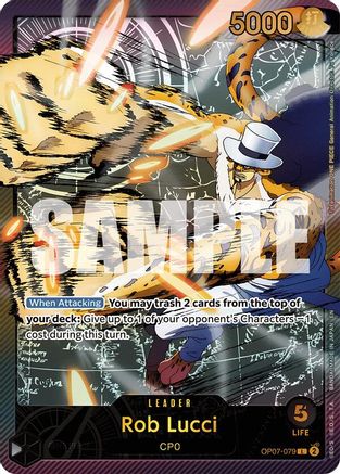 Rob Lucci (SPR) (OP07-079) - Extra Booster: Anime 25th Collection - Single Cards
