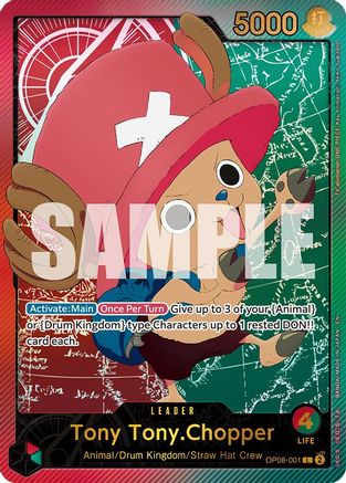 Tony Tony.Chopper (SPR) (OP08-001) - Extra Booster: Anime 25th Collection Foil - Single Cards