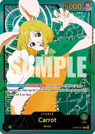 Carrot (SPR) (OP08-021) - Extra Booster: Anime 25th Collection Foil - Single Cards