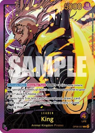 King (SPR) (OP08-057) - Extra Booster: Anime 25th Collection Foil - Single Cards