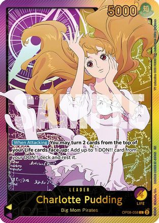 Charlotte Pudding (SPR) (OP08-058) - Extra Booster: Anime 25th Collection Foil - Single Cards