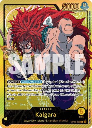 Kalgara (SPR) (OP08-098) - Extra Booster: Anime 25th Collection Foil - Single Cards