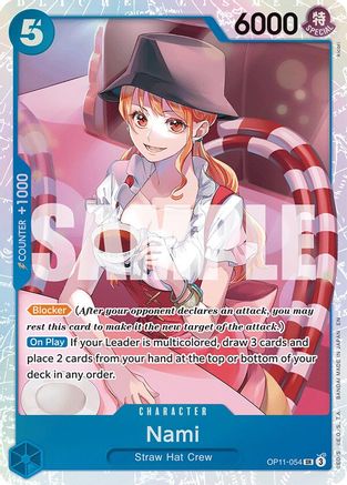 Nami (054) (OP11-054) - A Fist of Divine Speed - Single Cards