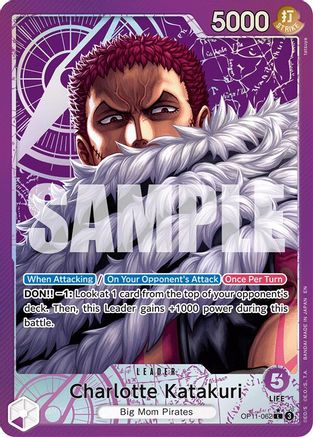 Charlotte Katakuri (062) (Alternate Art) (OP11-062) - A Fist of Divine Speed Foil - Single Cards