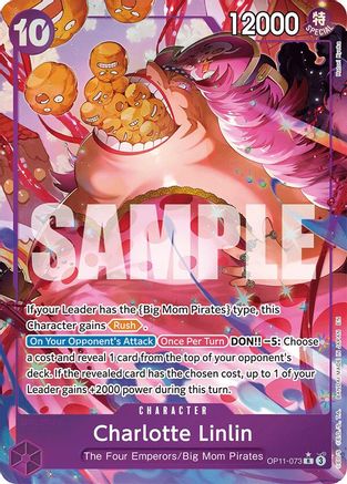 Charlotte Linlin (Alternate Art) (OP11-073) - A Fist of Divine Speed Foil - Single Cards