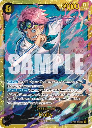 Koby (119) (OP11-119) - A Fist of Divine Speed - Single Cards
