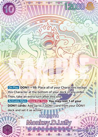 Monkey.D.Luffy (119) (SP) (OP05-119) - A Fist of Divine Speed Foil - Single Cards
