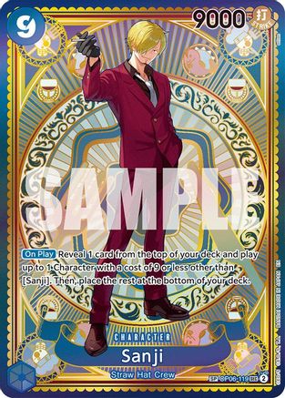 Sanji (SP) (OP06-119) - A Fist of Divine Speed Foil - Single Cards