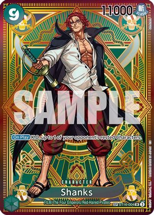 Shanks (SP) (ST16-004) - A Fist of Divine Speed Foil - Single Cards