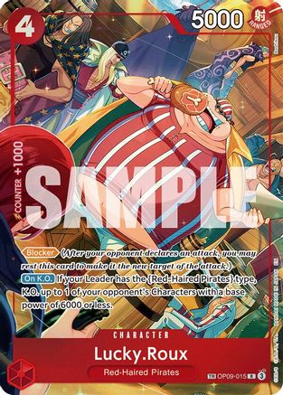 Lucky.Roux (TR) (OP09-015) - A Fist of Divine Speed Foil - Single Cards