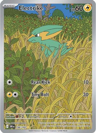 Electrike - 196/182 196 - SV10 Destined Rivals Holofoil - Single Cards