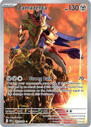 Zamazenta - 201/182 201 - SV10 Destined Rivals Holofoil - Single Cards