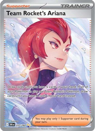 Team Rocket's Ariana - 237/182 237 - SV10 Destined Rivals Holofoil - Single Cards