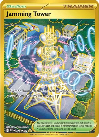 Jamming Tower 243 - SV10 Destined Rivals Holofoil - Single Cards
