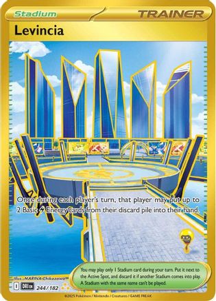 Levincia 244 - SV10 Destined Rivals Holofoil - Single Cards
