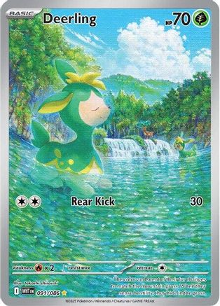 Deerling - 091/086 91 - SV White Flare Holofoil - Single Cards