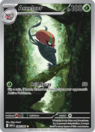 Accelgor - 094/086 94 - SV White Flare Holofoil - Single Cards