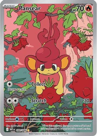 Pansear - 099/086 99 - SV White Flare Holofoil - Single Cards